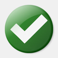 Green Check Mark Write Symbol