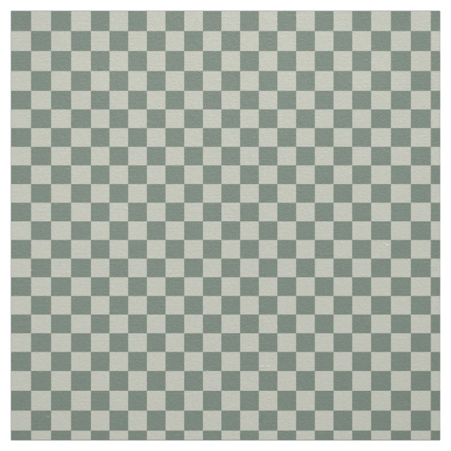 Green Checkerboard Fabric (Swatch)