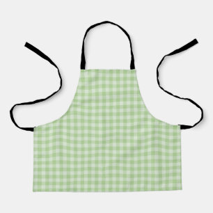 Green Checkerboard Pattern Apron