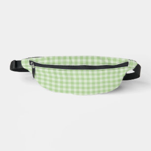 Green Checkerboard Pattern Fanny Pack
