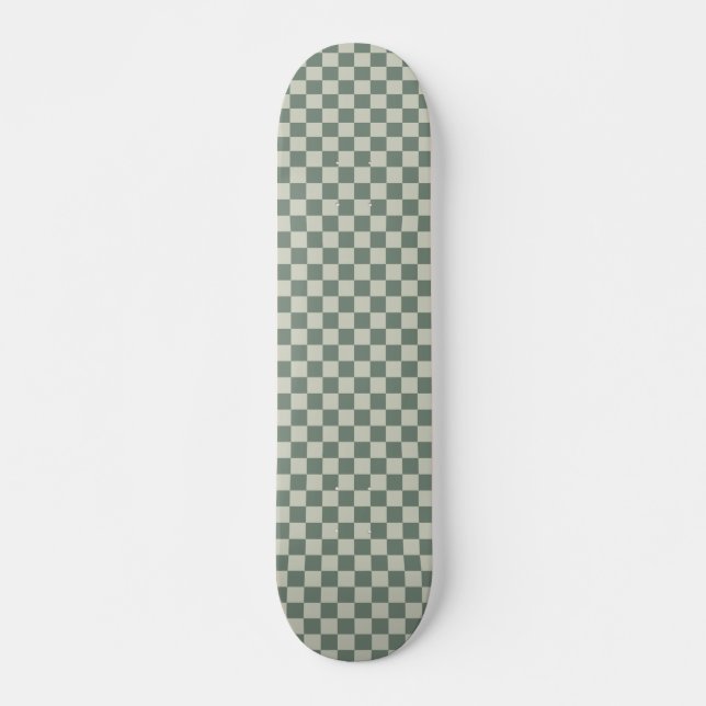Green Checkerboard Skateboard (Front)