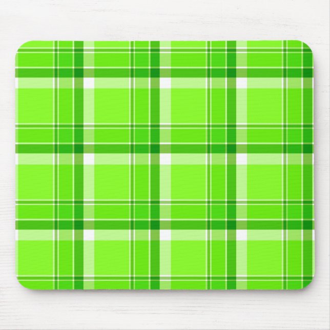 Green checks - Mousepad (Front)