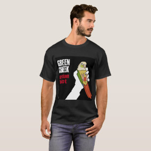 Green Cheek: Avian Idiot (Cinnamon) T-Shirt