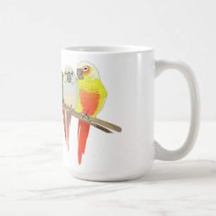 Green Cheek Conure Coffee Mug