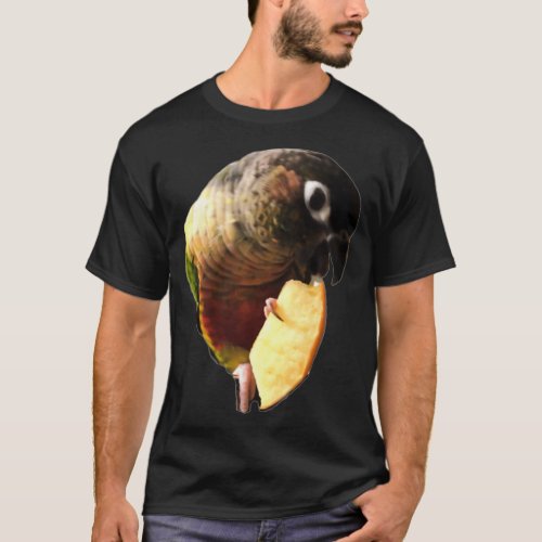 Green Cheek Conure  Conure Parrot Bird design  Gre T_Shirt
