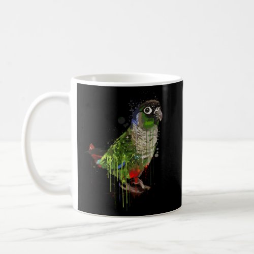 Green Cheek Conure  Cute Conure Parrot  Coffee Mug