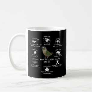 Green Cheek Conure Talent Green Cheek Conure Coffee Mug