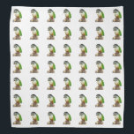 Green Cheek Conures Bandana<br><div class="desc">Green cheek conures decorates this pretty 19.5 X 19.5 bandana</div>
