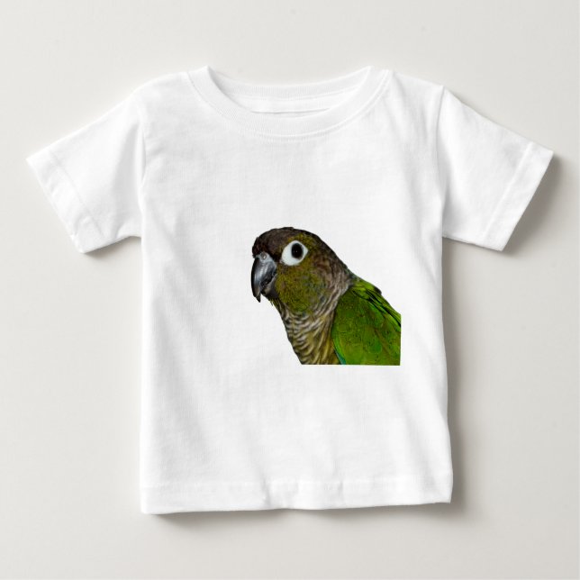 Green Cheeked Conure Baby T-Shirt (Front)