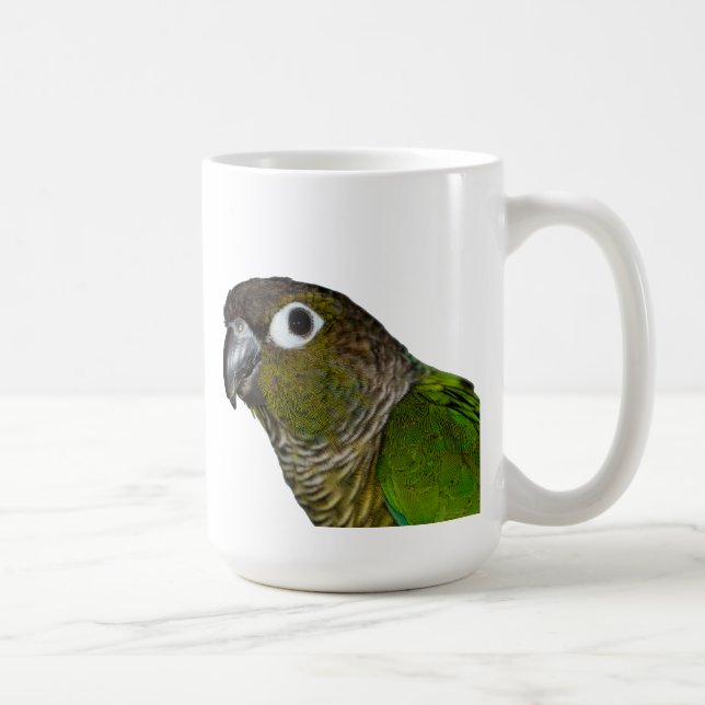 Green Cheeked Conure Coffee Mug (Right)