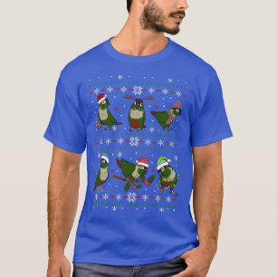 Green Cheeked Conure Ugly Christmas T-Shirt