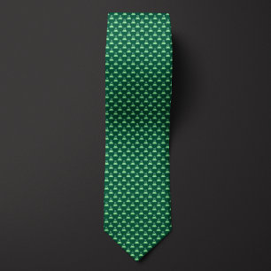 Green Chemist Beaker Neck Tie