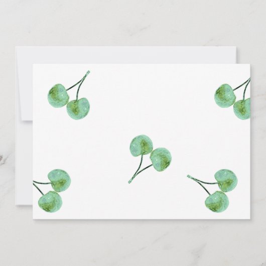 Green Cherry Pattern (Front)