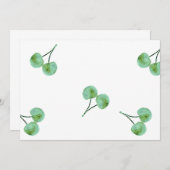 Green Cherry Pattern (Front/Back)