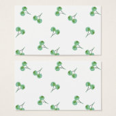 Green Cherry Pattern (Front & Back)