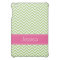 Green Chevron Chic Pink Personalized