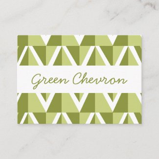 Green Chevron Pattern