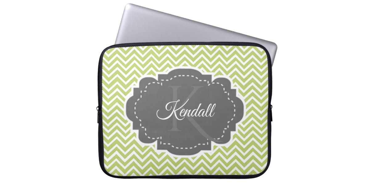 Laptop Sleeves Laptop Case Cover 10 Inch Grey White Chevron Green Monogram Laptop Sleeve Laptop Sleeves Laptop Case Cover 10 Inch Grey White Chevron Green Monogram Laptop Sleeve