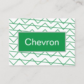Green Chevron Stripe Pattern 