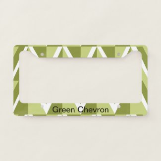 Green Chevron Stripe Pattern