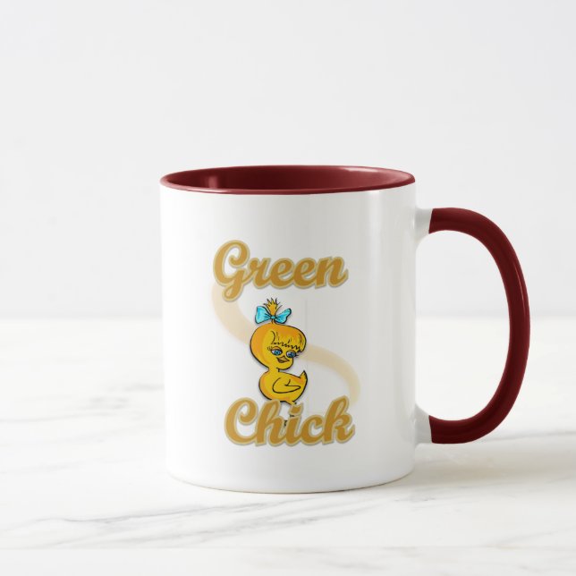 Green Chick Mug (Right)