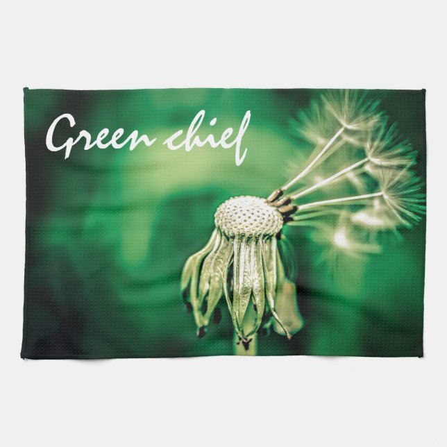 Green Chief Kitchen Towel (Horizontal)