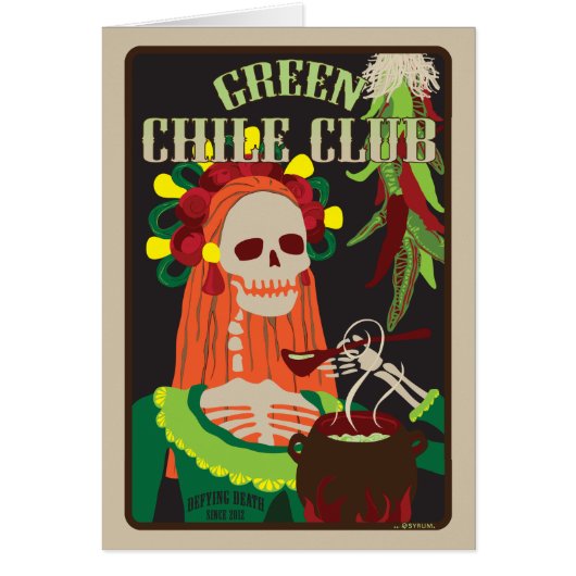 green chile club cards (Front)