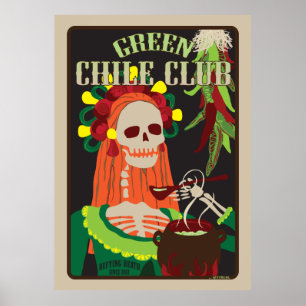 green chile club poster