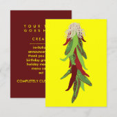 green chile peppers (Front/Back)