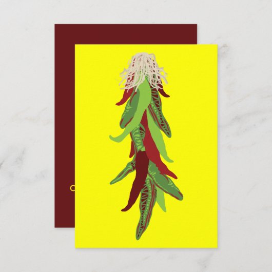 green chile peppers (Front/Back)