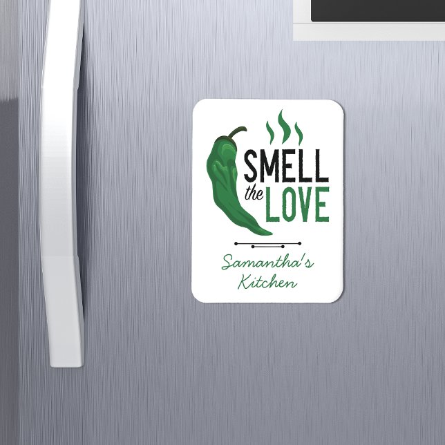 Green Chile Smell the Love Magnet (Creator Uploaded)