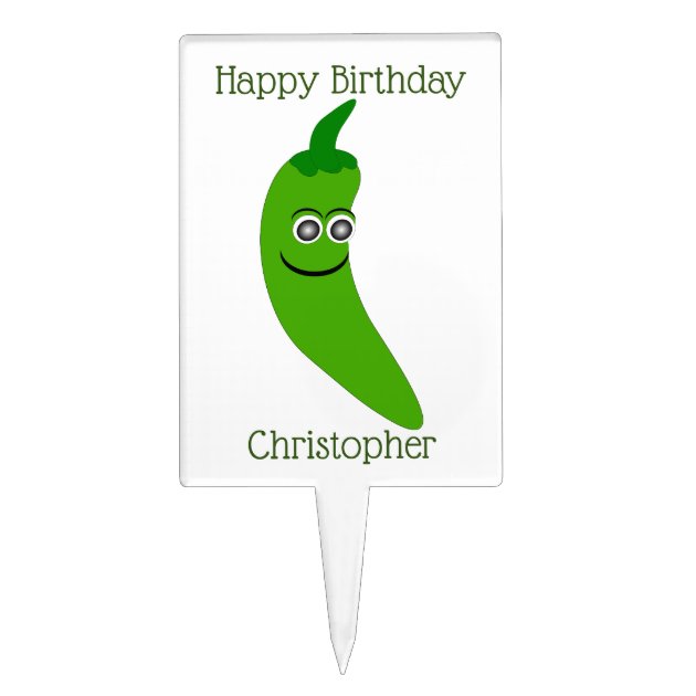 green chili pepper birthday cake topper rc59caa5130424711b4366fb6e0598250 fupmp 8byvr 630