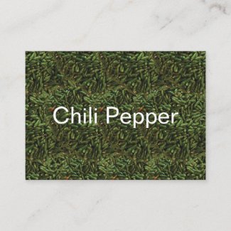 Green Chili Pepper Pattern
