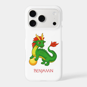 Green Chinese Dragon Custom Name Iphone 18 Pro Case