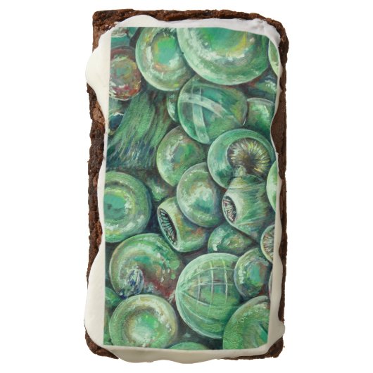 Green Christmas Balls Chocolate Brownie (Rotated)