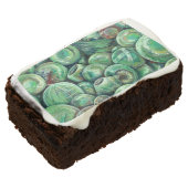 Green Christmas Balls Chocolate Brownie (Angled)