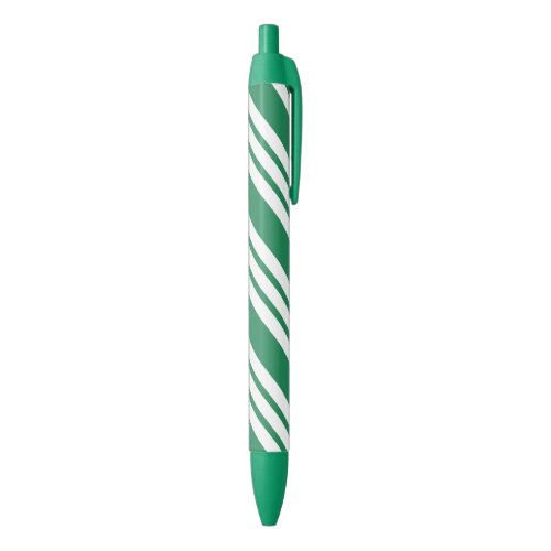 Green Christmas Candy Cane Pen