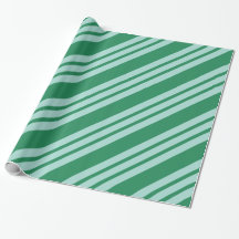 Green Christmas Candy Wrapping Paper