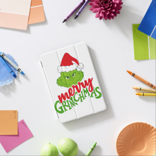 Green Christmas Creature with Winter Elements iPad Mini Cover