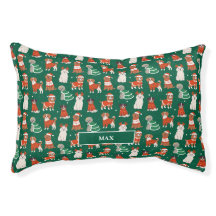 Green Christmas Dogs Personalized