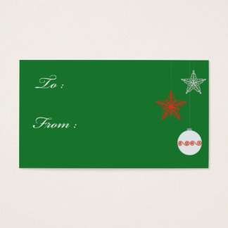 Green Christmas Gift Tags
