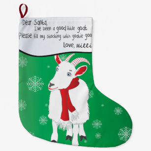 Goat Christmas Stockings Zazzle
