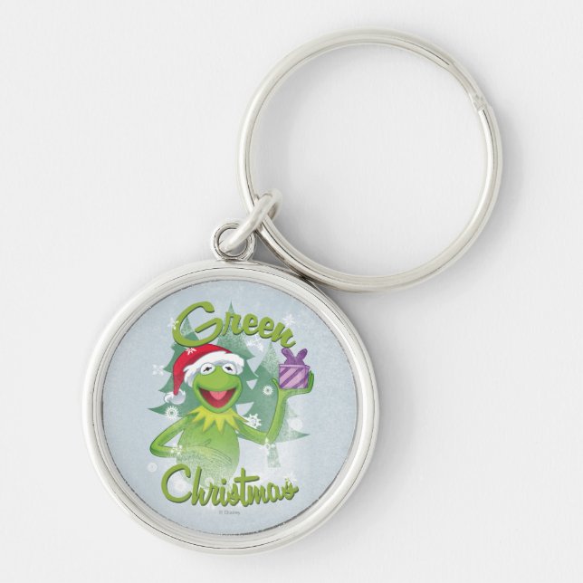 Green Christmas Keychain (Front)
