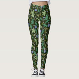 Green Christmas Leggings