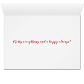 green Christmas light on paper Cards (Inside Horizontal (Bottom))
