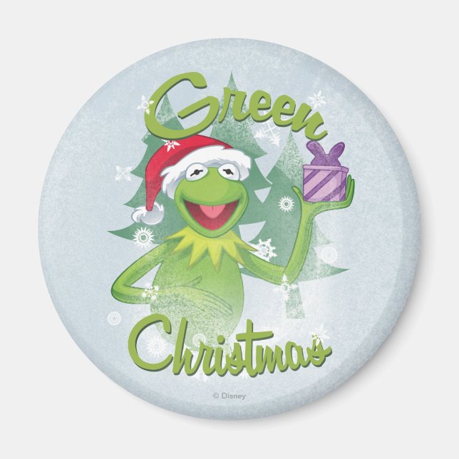 Green Christmas Magnet (Front)