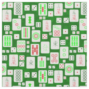 green christmas mahjong chinese tiles game asian fabric