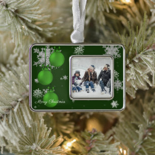 Green Christmas Ornaments Holiday Ornament