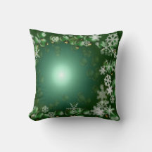Green Christmas Pillow