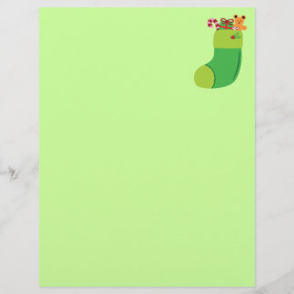 Green Christmas Stocking